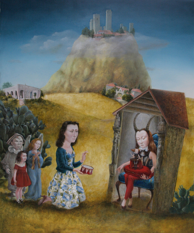 Pilgrimage
Oil on panel  60 x 50 cms
£5000