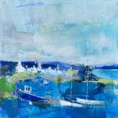 Nicole Stevenson
Offerings of Shells, Ardubh 
Oil on canvas  24 x 24 cms
£320 