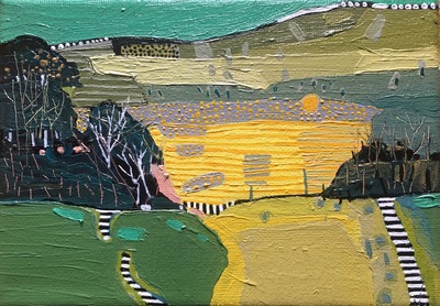 Carol Dewart PAI RSW
Golden Field
Oil on board  13 x 18 cms
SOLD