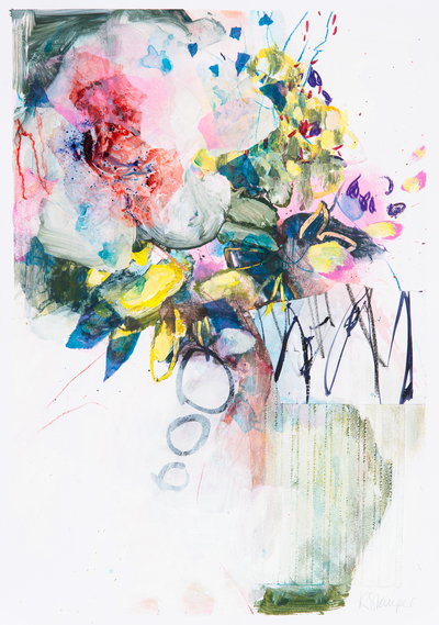 Posy 8
paper collage/acrylic on paper  50 x 35 cm
£570
SOLD