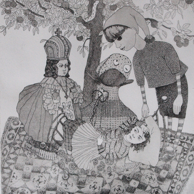The Waiting Had Begun
Etching  21 x 21 cms
£400