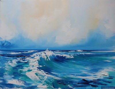 Rosanne Barr
Curving Wave
Oil 30 x 40 cms
£600
