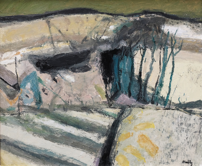 Sandy Murphy RGI PAI
Beach Boat 
22 x 26 ins oil on board 
£3500