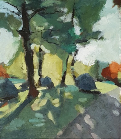 Maxwell Park II
Oil on Mountboard 31 x 27 cm
SOLD