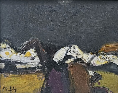 Dark Sky
Sandy Murphy RGI PAI
acrylic on board 17 x 23 cm
£550 (unframed)