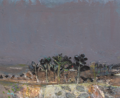 Sandy Murphy RGI PAI
Moorland Wood  
13 x 16 ins acrylic 
£1200
SOLD