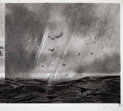 Erinclare Scrutton
Homecoming III
charcoal on Hahnemuhle paper 38 x 45 cm
£420
SOLD
