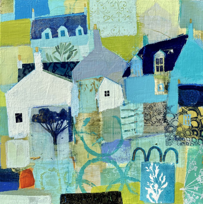 Painted in Sea Colours, Sandend
mixed media 20 x 20 cm
£450