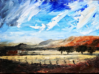 Scott MacDonald
Dumgoyne from Loch Ardinning
Oil 25 x 30 cms
SOLD