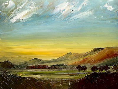 Scott MacDonald
Dumgoyne Sunset
Oil on board  36 x 46 cms
£695