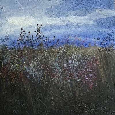 Teasels and Foliage
mixed media  30 x 30 cm
£700