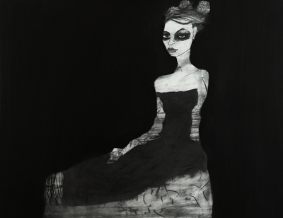 Recline
oil and wax pastel on Fabriano paper
62 x 80 cms
£2350