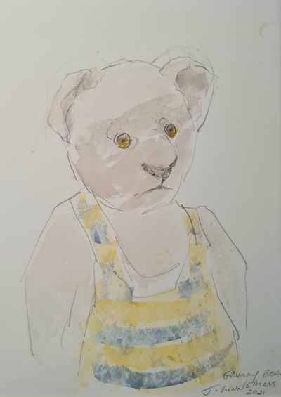 Grumpy Bear
mixed media 25 x 20 cms
SOLD