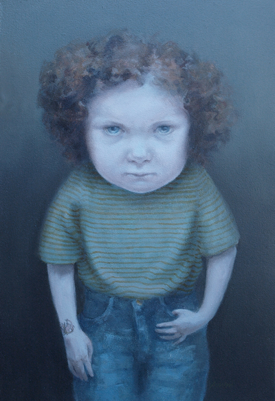 Girl with the Dragon Dabbity
Oil on panel  30 x 20 cms
SOLD
