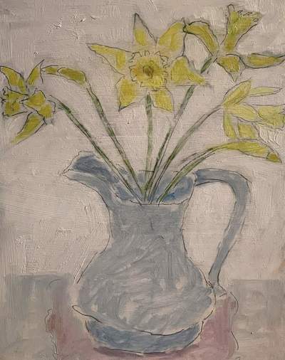Joyce Gunn Cairns MBE
Spring is in the Air
oil on board 44 x 33 cm (framed size)
£450