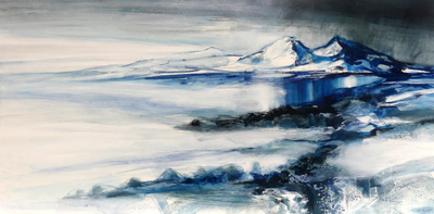 Liz Myhill
Solitude
Oil on panel  60 x 120 cms
£2400