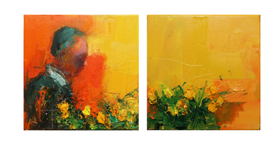 Henry Jabbour
My Heart Broke Loose III (Diptych)
Oil on linen 30 x 60 cms
£1200
SOLD