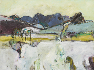 David Smith RSW
Skye Cuillins in Winter
Oil on linen 45 x 60 cms
£2600
