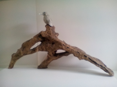 David White
Kingfisher
Driftwood and Pewter  h45cms
£490
SOLD