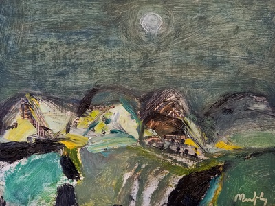 Sandy Murphy RGI PAI
Moonrise
Oil on board 15 x 20 cms
£350 (mounted)