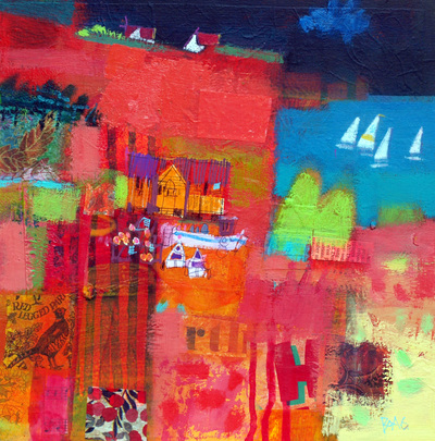 Francis Boag
Boat Sheds, Skateraw
Acrylic on board  30 x 30 cms
£1400