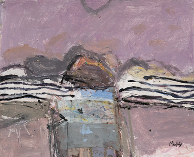 Sandy Murphy RGI PAI
Hillside, Carsphairn 
13 x 16 ins acrylic 
£1200