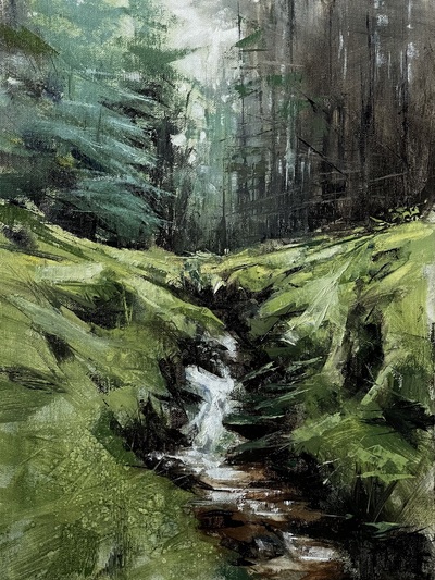 Al Bell
Ardgarten Clearing
Oil  40 x 30 cms
£850