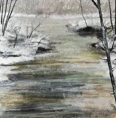 Sandra Moffat
Frozen
Mixed media  76 x 76 cms
£2800