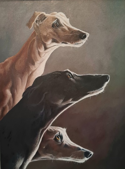 John Samson
Trio
Oil on board  60 x 45 cms
£1800