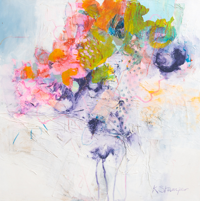 Pinks For You
paper collage/acrylic on canvas  76 x 76 x 3.5 cm
£1700
