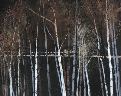Sandra Moffat
All in a Row
Mixed media 25 x 30 cms
SOLD