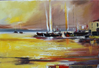 Rosanne Barr
Night Sailing
oil on canvas
25 x 35 cms
SOLD