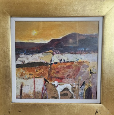 Harvest Sun
Christine Woodside RGI RSW
mixed media on board 34 x 36 cm
£1650