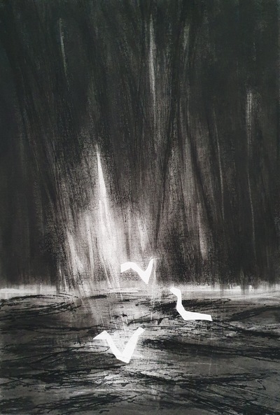 Glow
charcoal on paper 47 x 32 cm
SOLD

