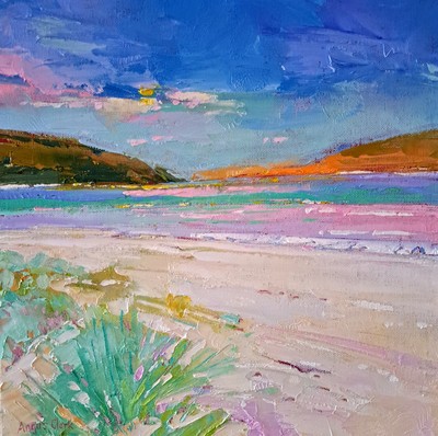 Angus Clark
Morar, Silver Sands Beach
oil on canvas 30 x 30 cm
£495
