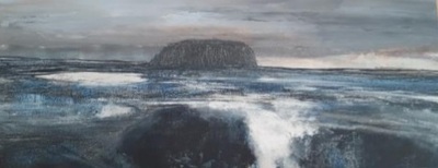 Karen MacWhinnie
Ailsa
acrylic on canvas  20 x 50 cms
SOLD