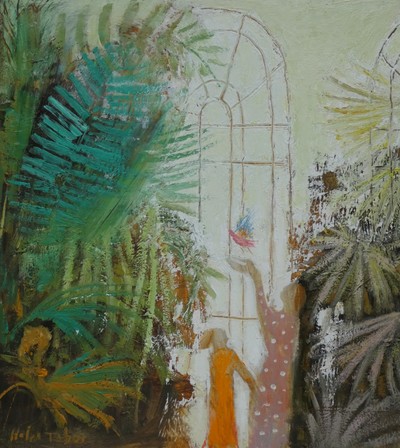 Helen Tabor 
Botanic Garden
Oil on board  25 x 24 cms
£450 
