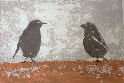 Twa Craws
Screen print 30 x 38 cms
£225
SOLD (1 still available)