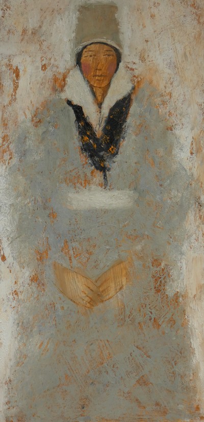 Snow Girl 3
Oil on board  55 x 29 cms
£950