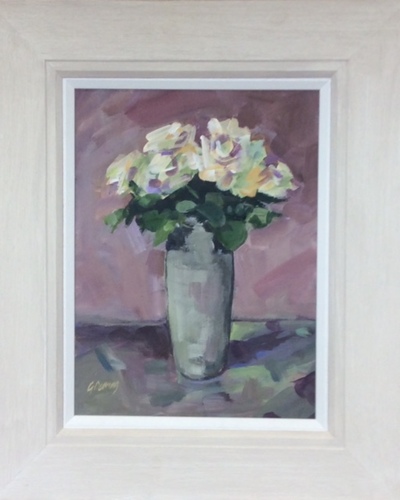 Geraldine Durning
White Roses
Oil on canvas  40 x 30 cms
£550
