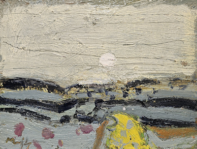 Rising Moon
oil on board 17 x 22 cm
£400 (unframed)