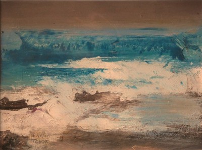Helen Tabor
Evening tide 
oil on paper 17 x 24 cm
£395 (unframed)