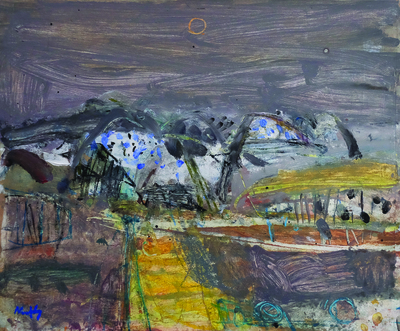 Sandy Murphy RSW RGI PAI
Winter Hills, Galloway
acrylic
13 x 16 ins
£1200