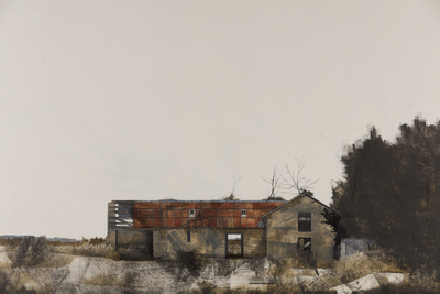 Cate Inglis
Outbuilding
Monotype & oil on board  40 x 61 cms
£1250
  