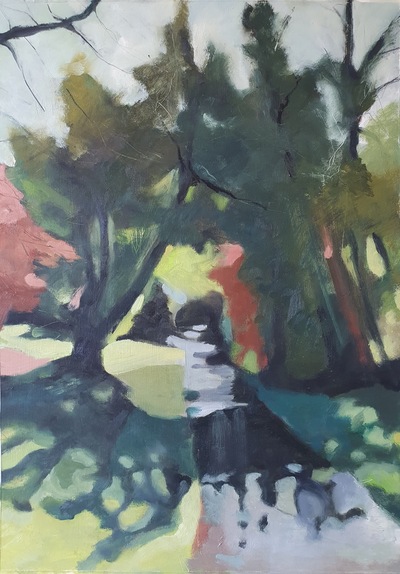 Queens Park
Oil on Mountboard 50 x 29 cm
£600