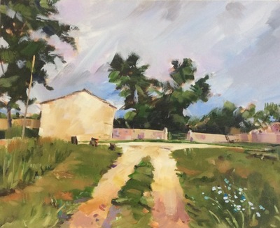 Geraldine Durning
Evening Stroll Near St Antonin
Oil on canvas  40 x 50 cms
£595