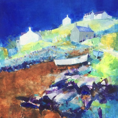 Nicole Stevenson 
Along the Golden Road, Harris
Oil  35 x 35 cms
SOLD