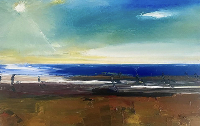 Scott MacDonald
Troon Dog Walkers
Oil on canvas 20 x 30 cms
£550