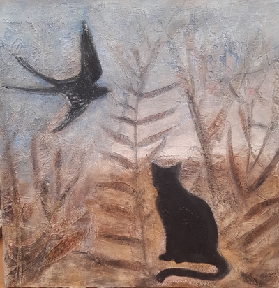 Karen MacWhinnie
Acrylic on canvas  30 x 30 cms
£275
